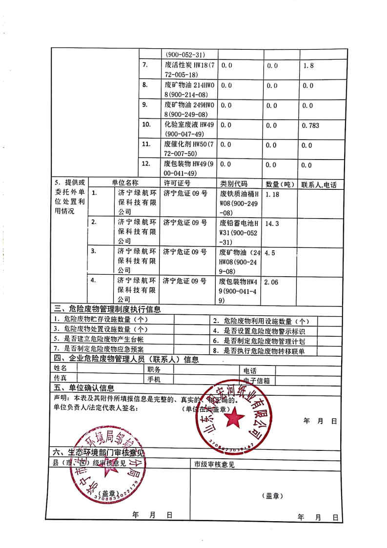 2025年澳门正规电子游戏平台宏河纸业危险废物第二季度报表_Page2.jpg